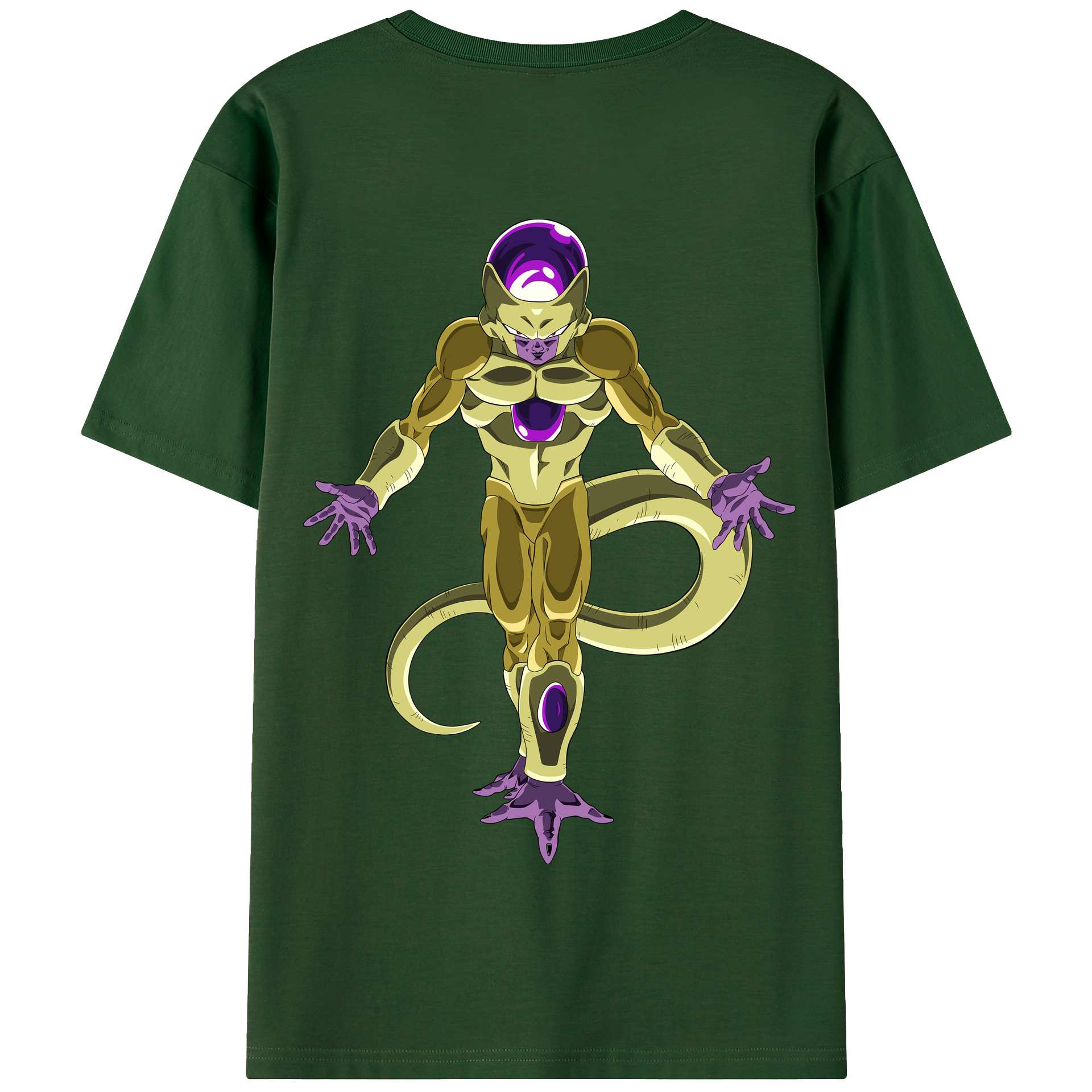 （画像用） ドラゴンボール フリーザ DRAGON BALL Frieza 綿100％半袖Tシャツ（背面プリント）
